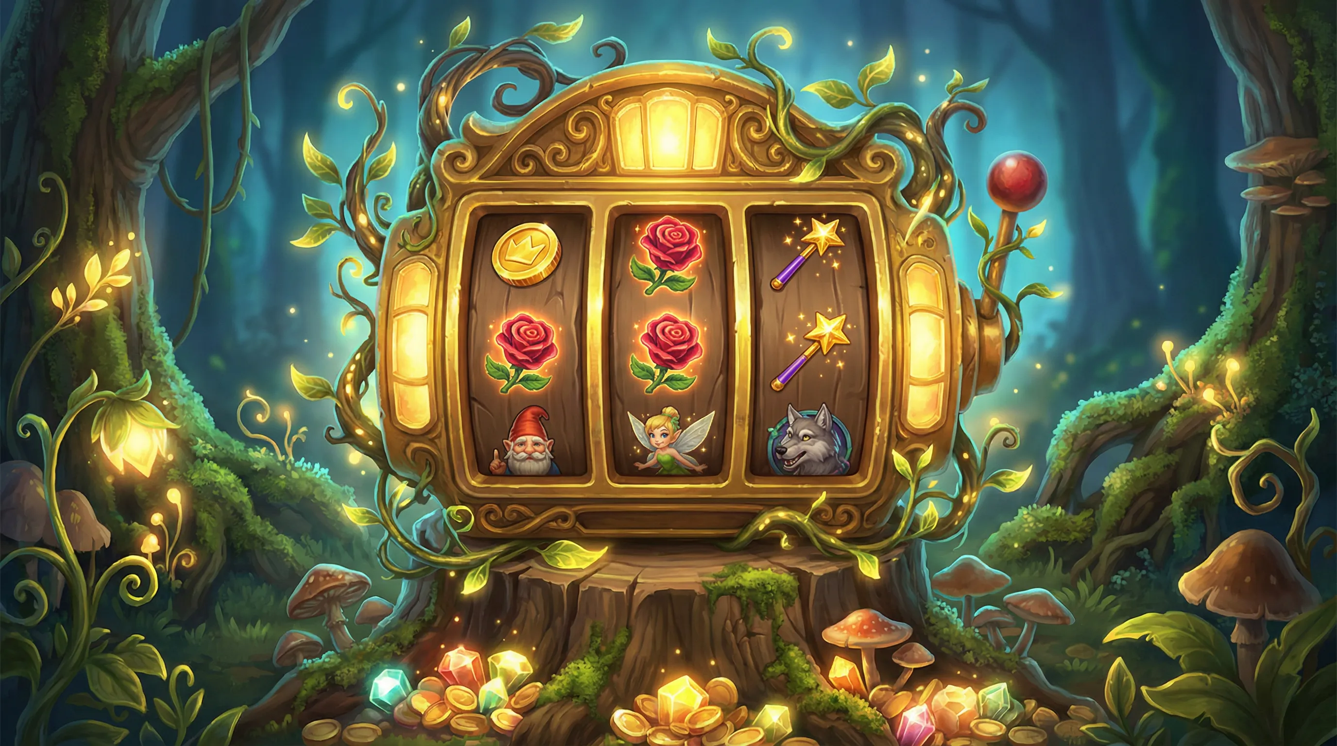 Caça-níqueis mágico com símbolos encantados no Pixbet